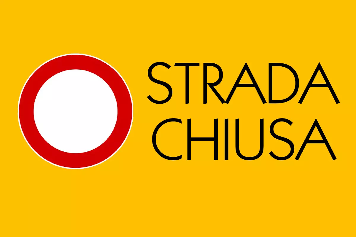 Chiusura strada